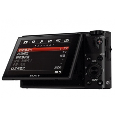 索尼（SONY）黑卡DSC-RX100 M3 1英寸大底数码相机/卡片机 蔡司镜头